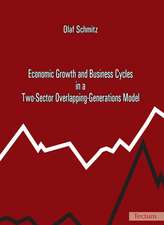 Economic Growth and Business Cycles in a Two-Sector Overlapping-Generations Model