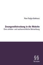 Zwangsvollstreckung in die Website