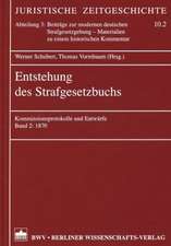 Entstehung des Strafgesetzbuchs