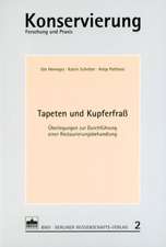 Tapeten und Kupferfrass