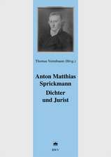 Anton Matthias Sprickmann Dichter und Jurist