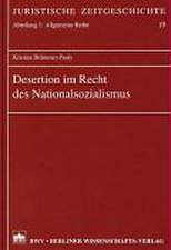 Desertion im Recht des Nationalsozialismus