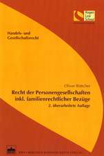 Recht der Personengesellschaften inkl. familienrechtlicher Bezüge