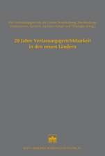 20 Jahre Verfassungsgerichtsbarkeit in den neuen Ländern