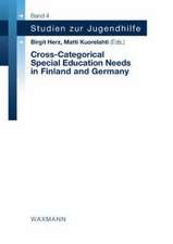 Cross-Categorical Special Education Needs in Finland and Germany