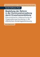 Begleitung der Reform in der Kommunalverwaltung durch Erwachsenenbildung