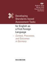 Developing Standards-Based Assessment Tasks for English as a First Foreign Language