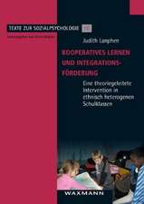 Kooperatives Lernen und Integrationsförderung