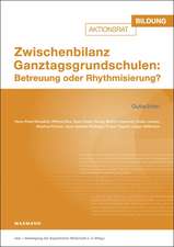 Zwischenbilanz Ganztagsgrundschulen: Betreuung oder Rhythmisierung?