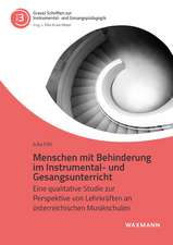 Menschen mit Behinderung im Instrumental- und Gesangsunterricht