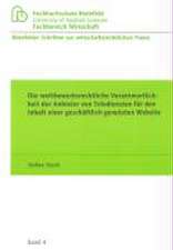 Die wettbewerbsrechtliche Verantwortlichkeit der Anbieter von Telediensten für den Inhalt einer geschäftlich genutzten Website