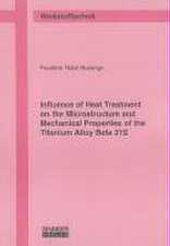 Influence of Heat Treatment on the Microstructure and Mechanical Properties of the Titanium Alloy Beta 21S