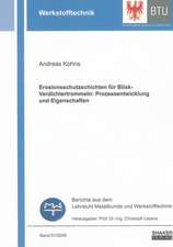 Erosionsschutzschichten für Blisk-Verdichtertrommeln: Prozessentwicklung und Eigenschaften