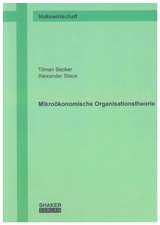 Mikroökonomische Organisationstheorie