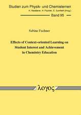 Effects of Context-Oriented Learning on Student Interest and Achievement in Chemistry Education