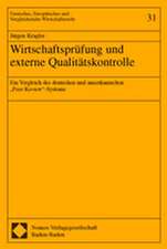 Wirtschaftsprüfung und externe Qualitätskontrolle. Dissertation