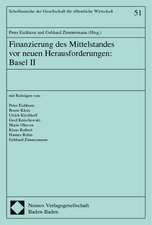 Finanzierung Des Mittelstandes VOR Neuen Herausforderungen