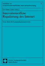 Innovationsoffene Regulierung des Internet