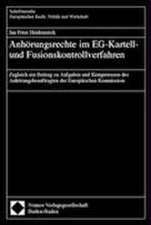 Anhörungsrechte im EG-Kartell- und Fusionskontrollverfahren