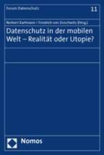 Datenschutz in Der Mobilen Welt - Realitat Oder Utopie?: Festschrift Fur Professor Dr. Peter Derleder