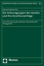 Die Verbundgruppen des Handels und ihre Anschlussverträge