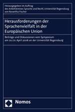 Herausforderungen der Sprachenvielfalt in der Europäischen Union