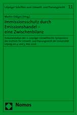 Immissionsschutz durch Emissionshandel - eine Zwischenbilanz