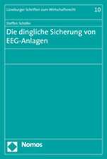 Die dingliche Sicherung von EEG-Anlagen