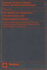 Das Modell Des Deutschen Urheberrechts Und Regelungsalternativen: Konzeptionelle Uberlegungen Zu Werkbegriff, Zuordnung, Umfang Und Dauer Des Urheberr