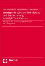 Strategische Wirtschaftsforderung Und Die Gestaltung Von High-Tech Clustern: Beitrage Zu Den Chancen Und Restriktionen Von Clusterpolitik