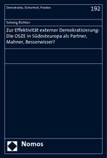 Zur Effektivität externer Demokratisierung