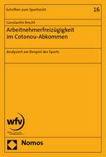 Arbeitnehmerfreizügigkeit im Cotonou-Abkommen