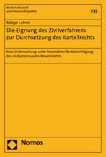 Die Eignung Des Zivilverfahrens Zur Durchsetzung Des Kartellrechts: Eine Untersuchung Unter Besonderer Berucksichtigung Des Zivilprozessualen Beweisre