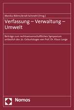 Verfassung - Verwaltung - Umwelt