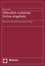 Öffentlich-rechtliche Online-Angebote