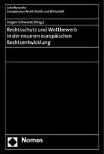 Rechtsschutz und Wettbewerb in der neueren europäischen Rechtsentwicklung