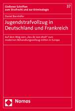 Jugendstrafvollzug in Deutschland und Frankreich