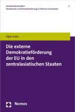 Die externe Demokratieförderung der EU in den zentralasiatischen Staaten