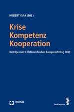 Krise - Kompetenz - Kooperation