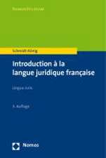 Introduction a la langue juridigue francaise