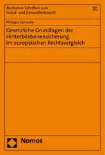 Gesetzliche Grundlagen der Hinterbliebenensicherung im europäischen Rechtsvergleich