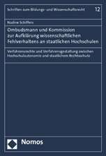 Ombudsmann und Kommission zur Aufklärung wissenschaftlichen Fehlverhaltens an staatlichen Hochschulen