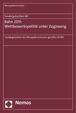 Sondergutachten 60: Bahn 2011: Wettbewerbspolitik unter Zugzwang