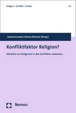 Konfliktfaktor Religion?