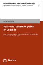 Kantonale Integrationspolitik im Vergleich