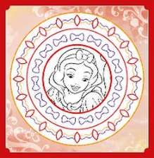 Disney Prinzessin: Meine Glitzer-Mandalas zum Ausmalen