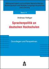 Sprachenpolitik an deutschen Hochschulen