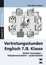 Vertretungsstunden Englisch 7./8. Klasse