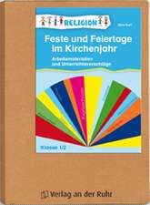 Feste und Feiertage im Kirchenjahr - Klasse 1/2