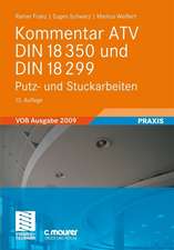 Kommentar ATV DIN 18 350 und DIN 18 299: Putz- und Stuckarbeiten